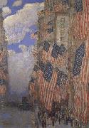 Childe Hassam The Fourth of July Germany oil painting artist